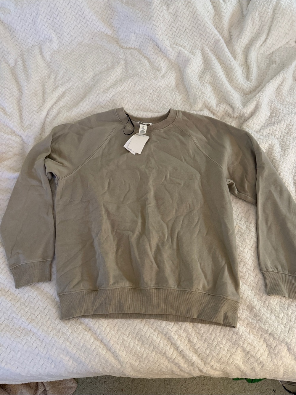 5 x $25- NWT H&M Women's Crewneck Sweatshirt in Light Taupe